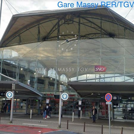 Quietstay 20' Paris, Connected Home Avec Terrasse Massy  Eksteriør billede