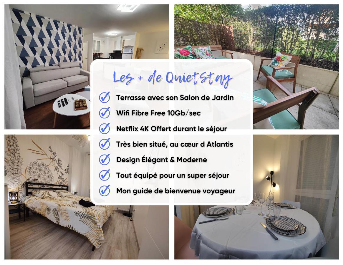 Quietstay 20' Paris, Connected Home Avec Terrasse Massy  Eksteriør billede