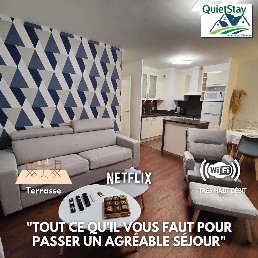 Quietstay 20' Paris, Connected Home Avec Terrasse Massy  Eksteriør billede
